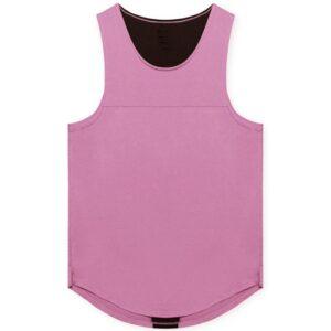 Men's Casual Gymwear Vest Quick-Dry Breathable Stitching Waistcoat Sleeveless Violet