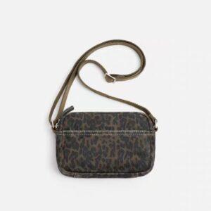 Men’s Camouflage-Print Crossbody Bag – Compact, Adjustable Shoulder Strap