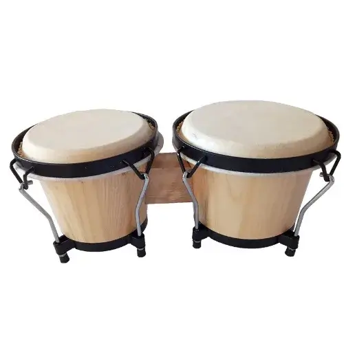 Professional Wooden Mini Bongo Drum