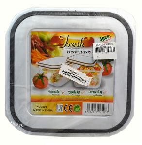 Aildas Kool Master Food Container x4 (Square)